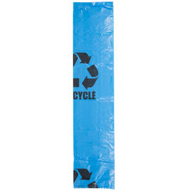 पुनर्नवीनीकरण ब्लू प्लास्टिक कचरा बैग 1.2 मिल 40 - 45 गैलन पर्यावरण अनुकूल
