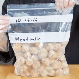सब्जियां भंडारण ज़िप लॉक प्लास्टिक बैग 12 &amp;quot;एक्स 10&amp;quot; मानक वजन