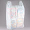 एलडीपीई सामग्री सफेद प्लास्टिक टी शर्ट बैग, पुन: प्रयोज्य व्यक्तिगत टी शर्ट बैग