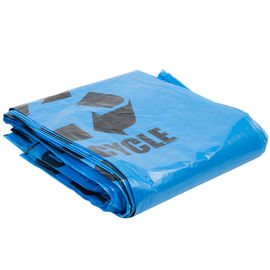 ग्रेवर प्रिंटिंग प्लास्टिक कचरा बैग 40 &amp;quot;एक्स 46&amp;quot; ब्लू टिंट रैखिक कम घनत्व