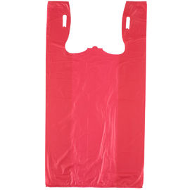 कस्टम प्लास्टिक टी शर्ट बैग, अप्रकाशित उभरा रीसाइक्लिंग टी शर्ट बैग