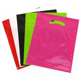 प्यारा परिधान मरो कट प्लास्टिक बैग, कस्टम मुद्रित मरो कट हैंडल बैग