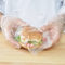 प्लास्टिक सैंडविच वाणिज्यिक खाद्य बैग स्पष्ट फिल्म गुरुत्वाकर्षण मुद्रण उच्च स्थायित्व